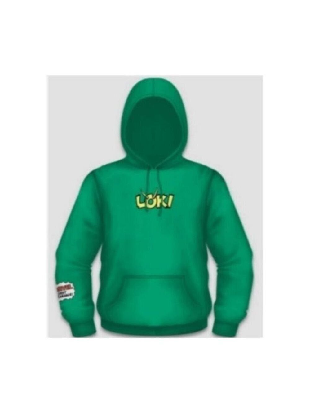 ✨✨Men's Marvel Loki Pullover Graphic Hoodie Sweatshirt - Green  Small NWT
